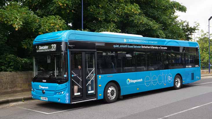 Stagecoach Yorkshire Yutong E12 73009 electro